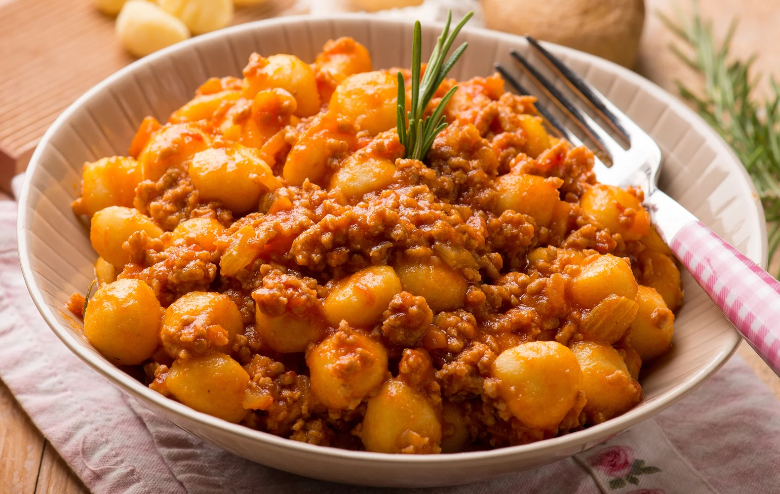 Gnocchi al ragù di cervo